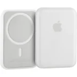 White MagSafe Battery Pack Compact Wireless Power Bank for Travel & Daily Use